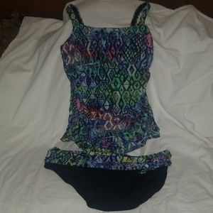 NWOT Profile by Gottex tankini set 14 swimsuit